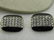 Vintage Enameled Art Deco Rhinestone Clip Earrings, - 4