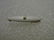 Vintage 14kt Victorian White Enameled 1" Bar Brooch - 3