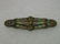 Vintage Art Deco Enamel Painted Brooch, Intricate
