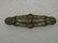 Vintage Art Deco Enamel Painted Brooch, Intricate - 2