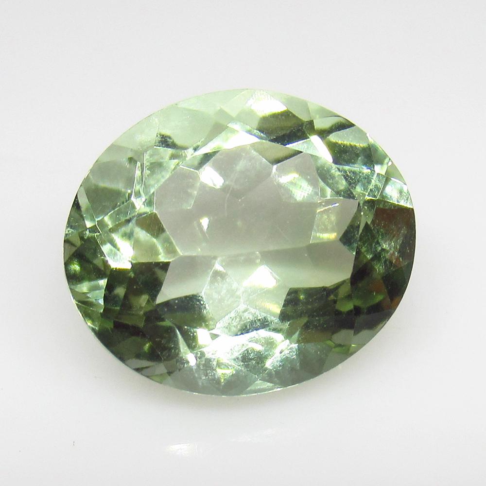 7.22 Ct Natural Green Amethyst Oval Cut (1 of 2)