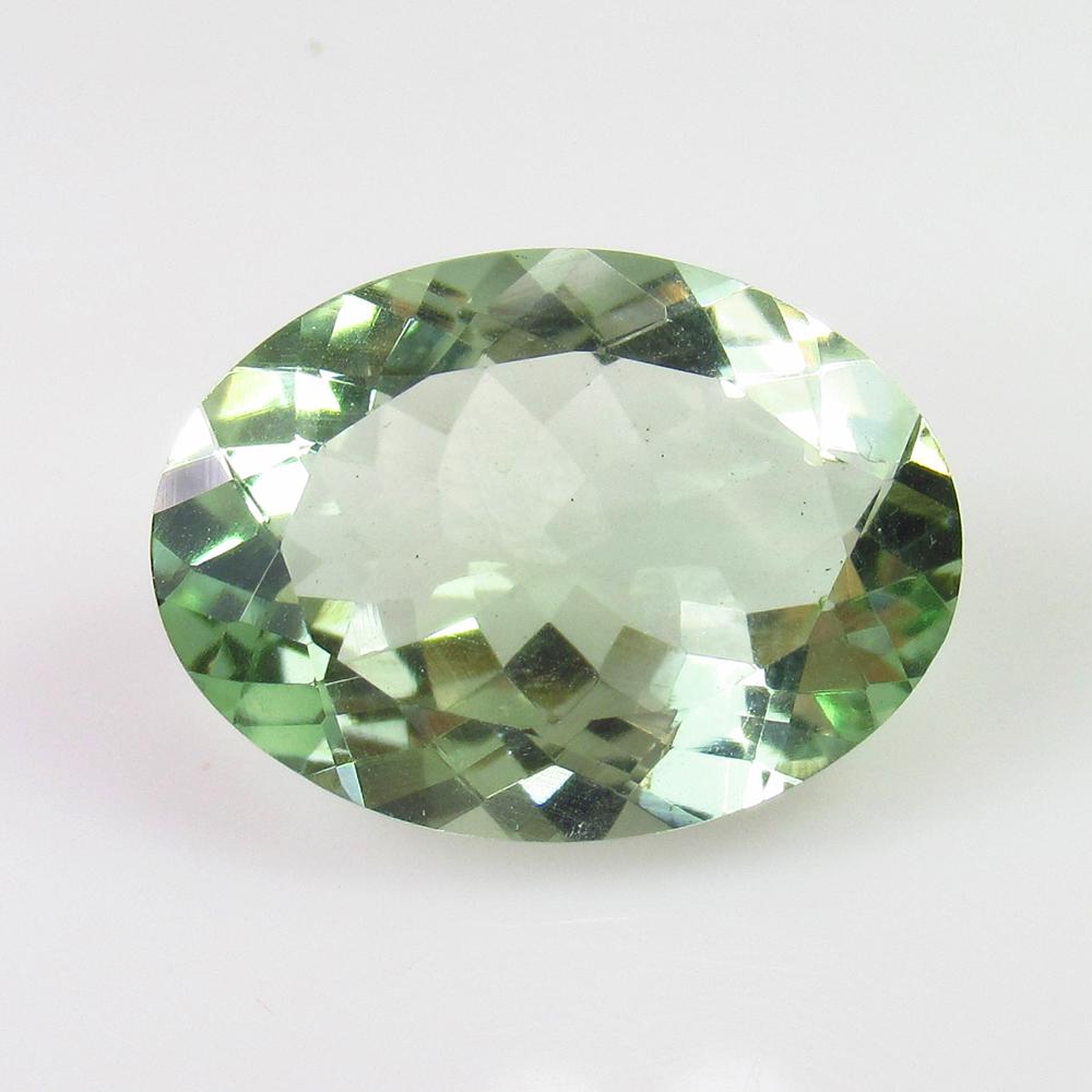 10.38 Ct Natural Green Amethyst Oval Cut (1 of 2)
