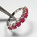 6.25 g 925 Sealed Silver Ring with 0.50 Ct Tourmaline