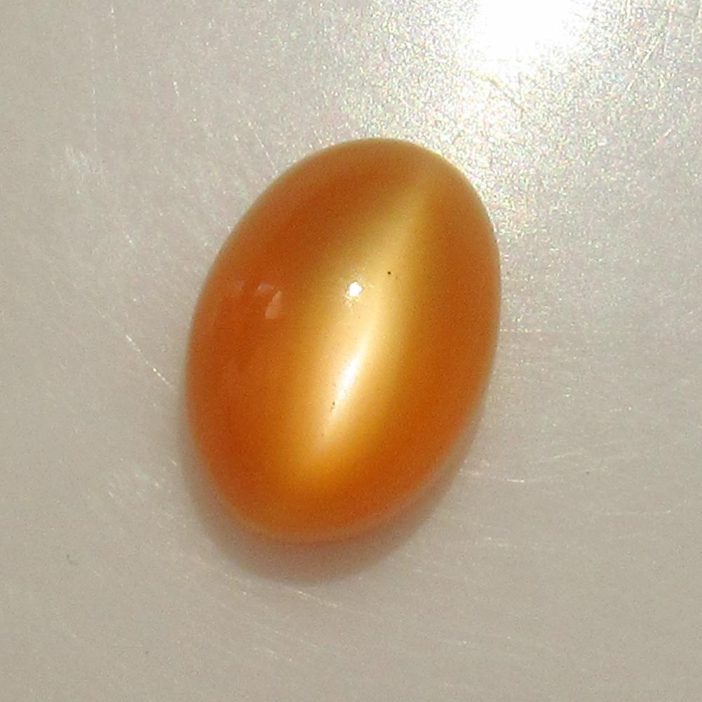 6.61 Ct Natural Orange Moonstone Oval Cab (1 of 2)