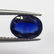1.51 Ct Natural Deep Blue Kyanite Oval Cut