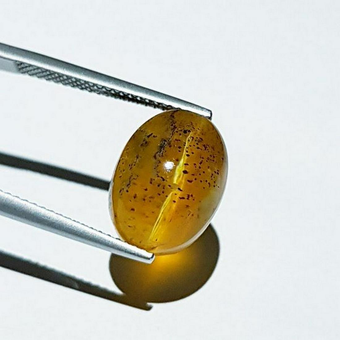 8.65 ct Natural Opal Cat's Eye Oval Cut: No Reserve! Title: 8.65 ct Natural Opal Cat's Eye Oval Cut Color/Clarity: Semi Transparent Gemstones: Loosegemstone Carat Weights:8.65 Size/Dimensions:13.70 x 10.30 x 10.20 Additional Info:Oval - Afri