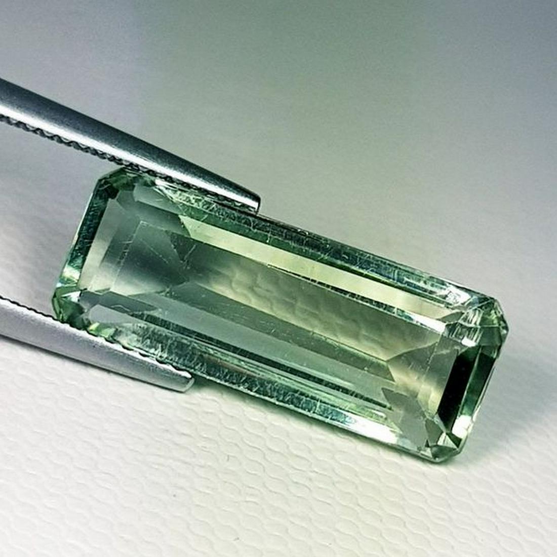 Natural Green Amethyst Emerald Cut 9.60 ct (1 of 5)