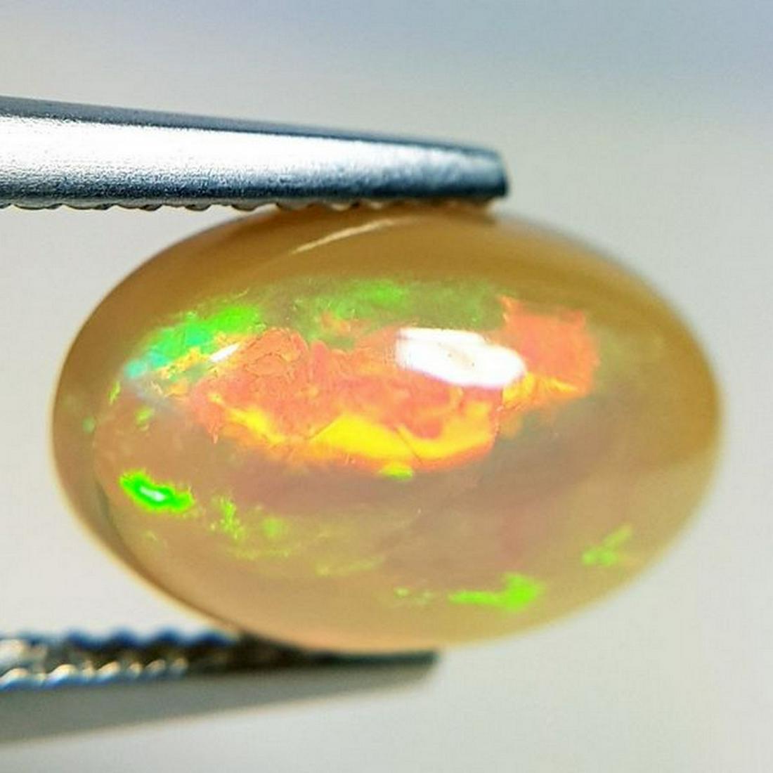 Natural Fire Opal Oval Cabochon 2.47 ct (1 of 6)