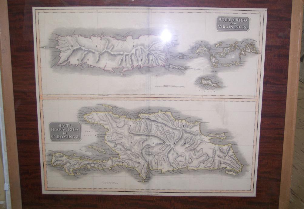 Porto Rico and Virgin Isles. | Haiti, Hispaniola Or St.: Title/Content of Map: Porto Rico and Virgin Isles. | Haiti, Hispaniola Or St. Domingo. Cartographer: THOMSON, JOHN & CO. Date: 1816 Publisher: JOHN THOMSON, JUNR. & CO. Size: 20Height - 23.75Width Fro