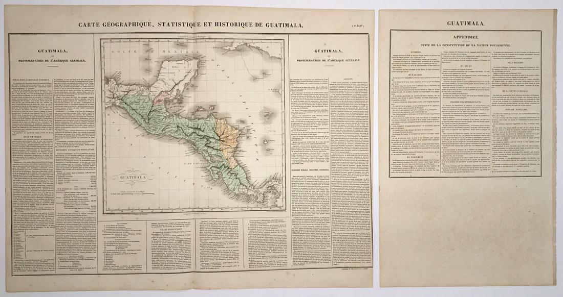 Carte Geographique, Statistique et Historique de (1 of 2)