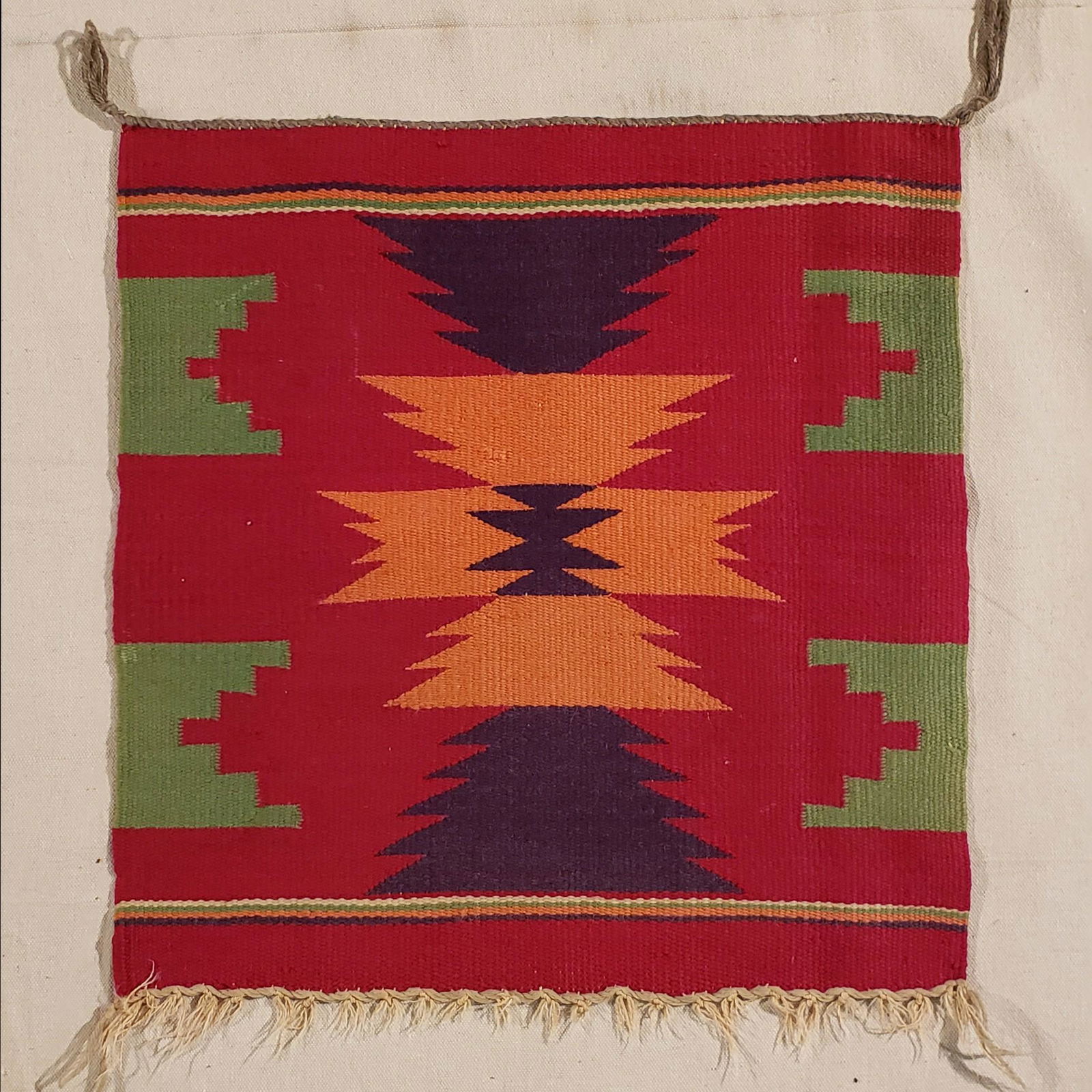 Navajo Germantown sampler ca1900-1910 (1 of 8)