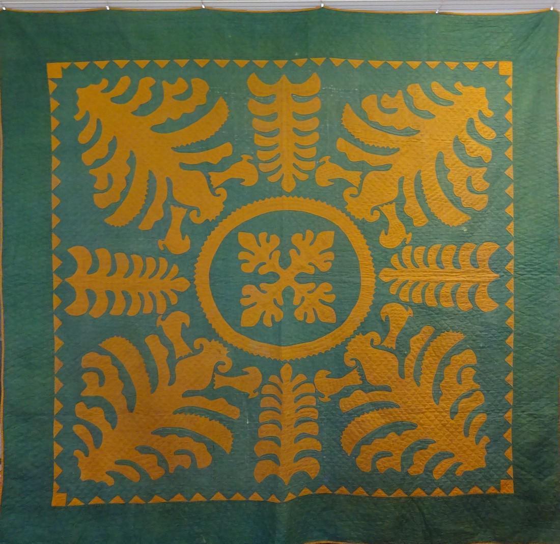 Antique Reverse Applique Quilt (1 of 4)