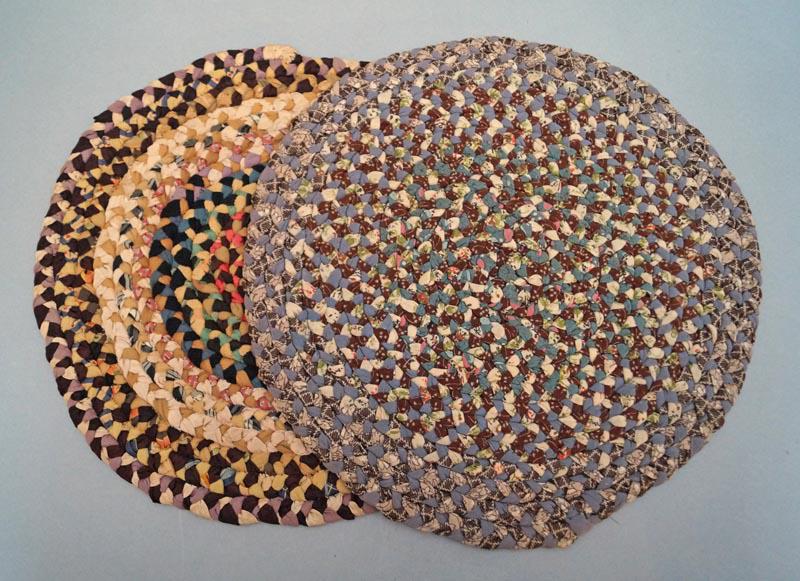 Antique Original Country Americana Braided Mats (1 of 7)