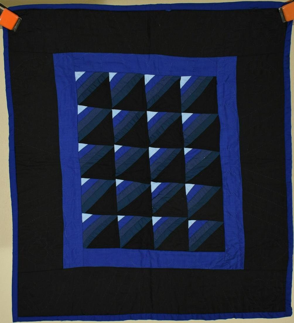 Authentic Vintage Black Background Roman Stripe Crib (1 of 5)