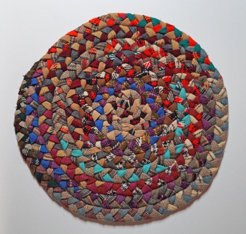 Antique Original Country Braided Chair Mat (1 of 3)