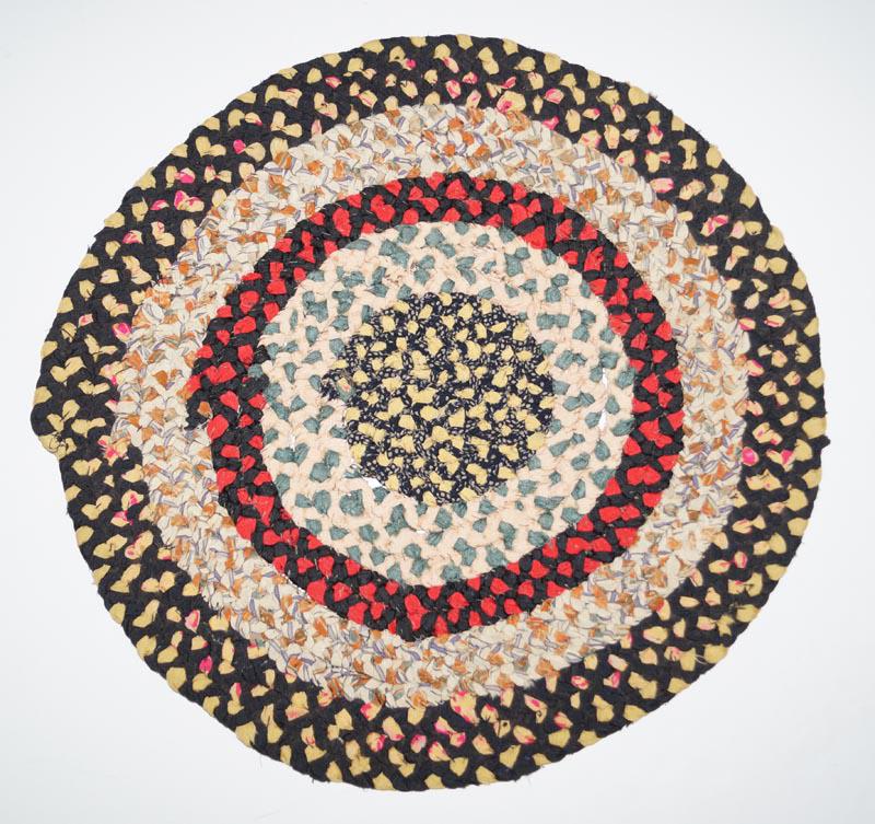 Antique Original Country Braided Mat (1 of 3)