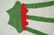 Vintage PRE CIVIL WAR 1850's Red Green & Cheddar Lily - 10