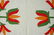 Vintage PRE CIVIL WAR 1850's Red Green & Cheddar Lily - 9