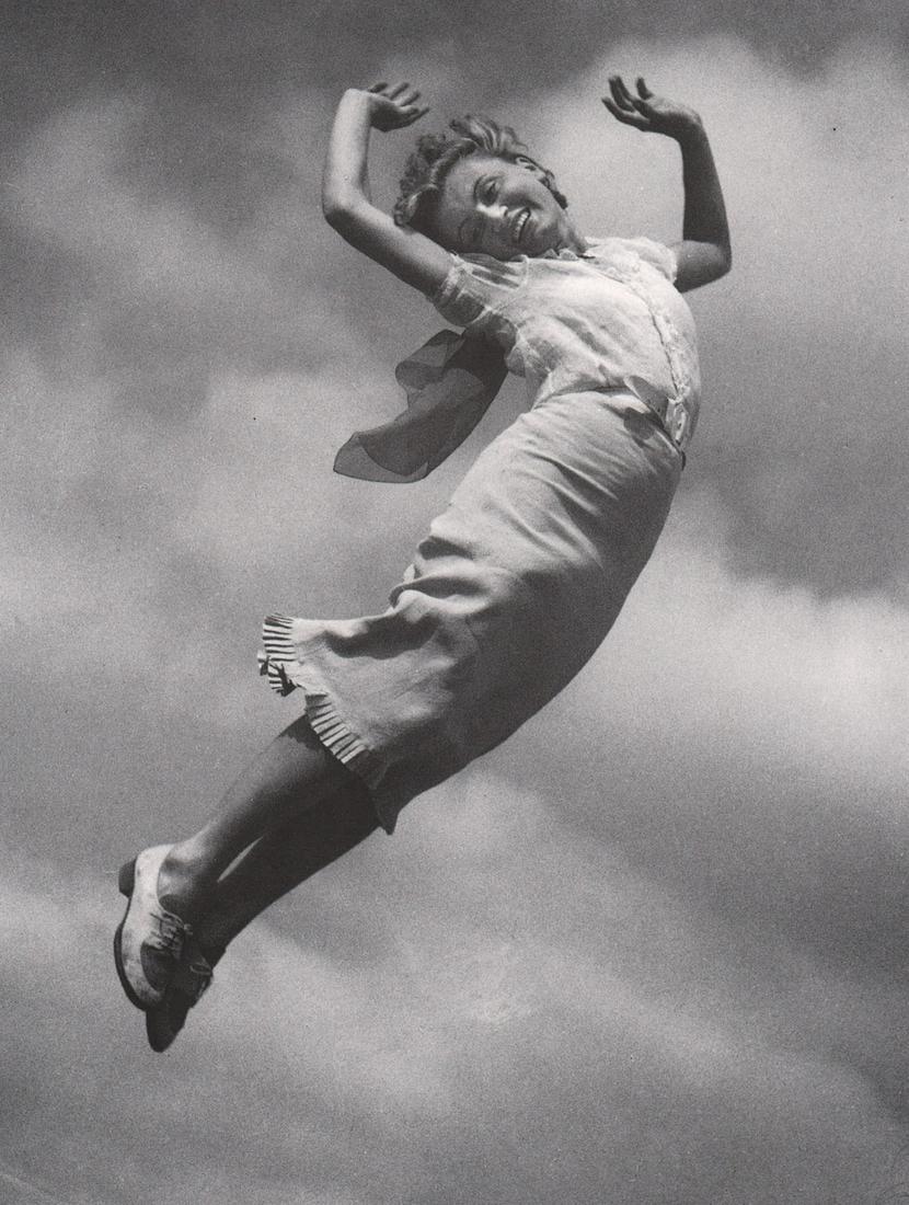 PIERRE BOUCHER - Janine Dances on the edge of the: Artist: PIERRE BOUCHER Print Title: Janine Dances on the edge of the Marne, 1935 Medium: Photoengraving Printed 1980’s in France Image size (inches) approx. 10 x 7.5” Pierre Boucher( Paris , Febru