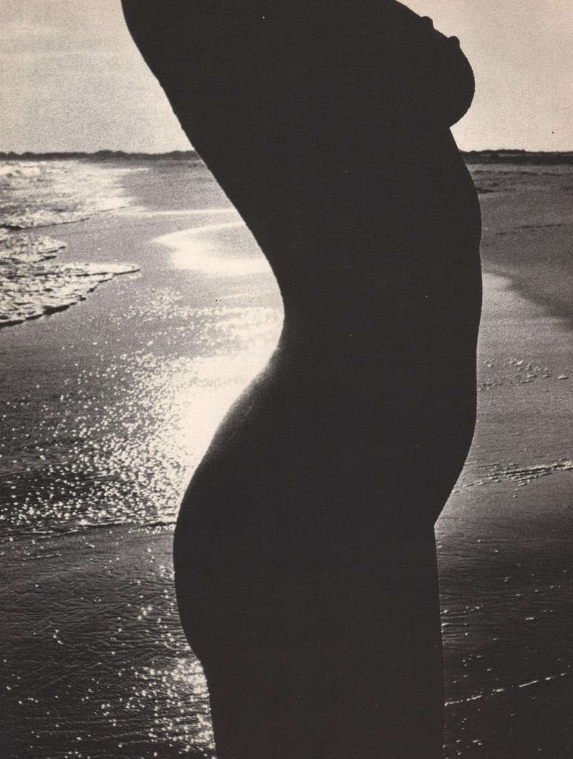 LUCIEN CLERGUE- Nude Sillouhette: Artist: LUCIEN CLERGUE Print Title: Nude Sillouhette Printing Date: 1970’s Medium: Photoengraving Printed in: Canada Image Size approx.: 10 x 8” Lucien Clergue (French: 1934 – 2014)was a French