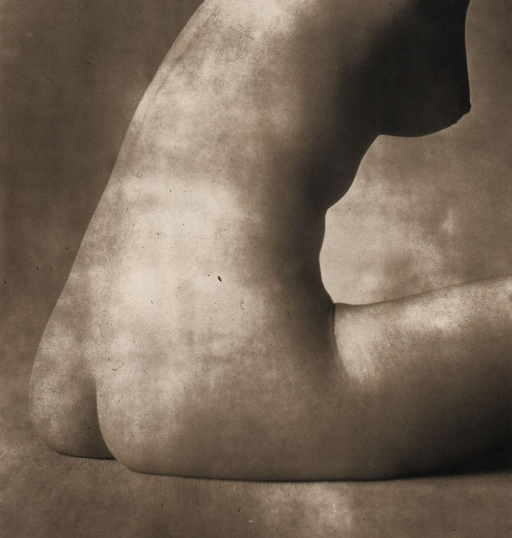 IRVING PENN - Nude No. 18, NY, 1949-50: Artist: IRVING PENN Print Title: Nude No. 18, NY, 1949-50 Medium: Quad-tone Photoengraving Printed 1990’s in the US Image size (inches) approx.8 x 7.5 Irving Penn was an American photographer known 