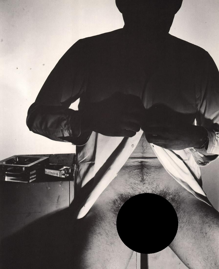 GEORGE PLATT LYNES - Male Nude, 1955: Artist: GEORGE PLATT LYNES Print Title: Male Nude, 1955 Medium: Duotone Photoengraving Printing Date: 1980’s Printed in USA Image Size: 10.5 X 9” George Platt Lynes (1907-1955).was an American fas