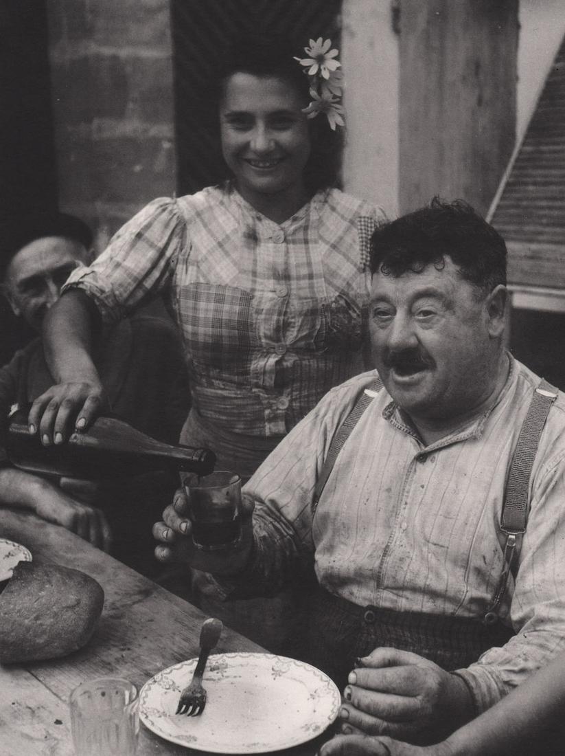 WILLY RONIS - The home of a wine-grower of Cavignac,: Artist: WILLY RONIS Print Title: The home of a wine-grower of Cavignac, Gironde, 1945 Printing Date: 1980’s Medium: Photo-lithograph Printed in: France Image Size: approx. 9 x 7” Willy Ronis (Fre