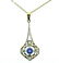 Victorian 10k Yellow Gold Chain Necklace Diamond - 5