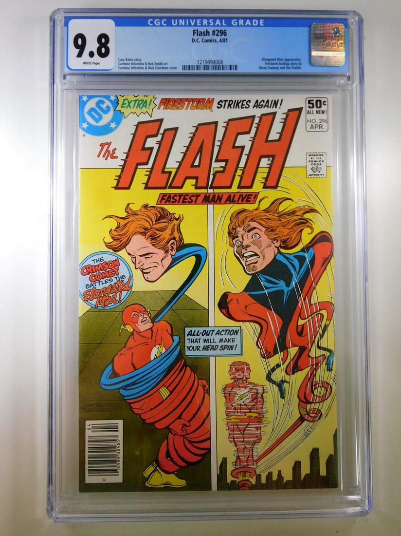 Flash #296 CGC 9.8 Elongated Man Appearance (1 of 2)