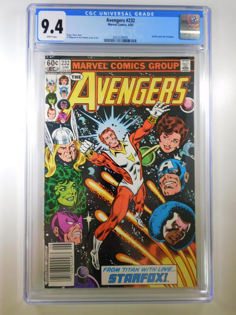Avengers #232 CGC 9.4 Starfox joins the Avengers (1 of 2)