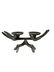 vintage candlestick shaped like antlers