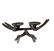 vintage candlestick shaped like antlers - 3