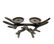 vintage candlestick shaped like antlers - 4
