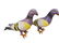 Couple of cast iron pigeons - 2