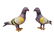 Couple of cast iron pigeons - 3