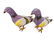 Couple of cast iron pigeons - 6