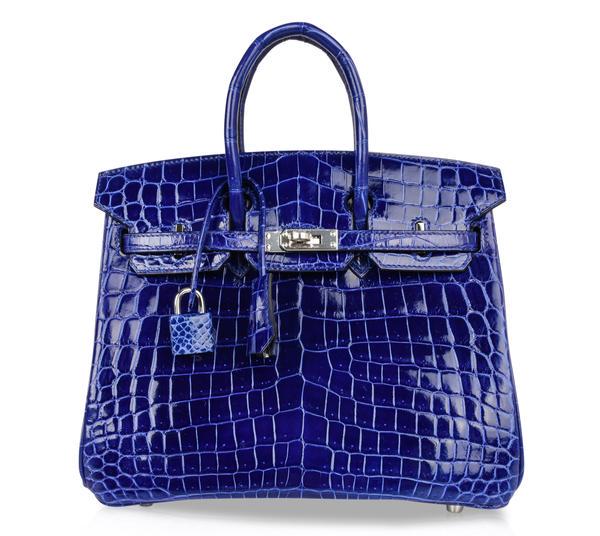 hermes birkin crocodile blue