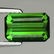 1.51 CTS NATURAL GREEN TOURMALINE OCTAGON CUT GOOD
