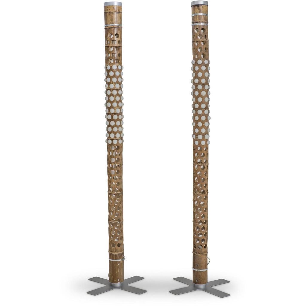 Ezri Tarazi "Bamboo Forest" Floor Lamps (Pair) (1 of 2)
