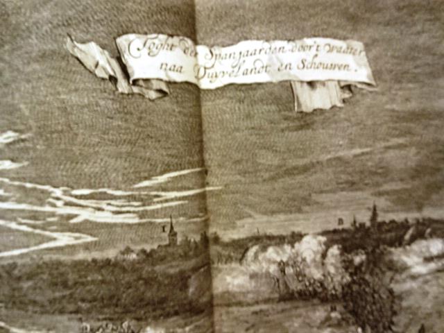 1730 Engraving Netherlands Sea Battle: Fine folding engraving of a sea battle at the Spanish Netherlands. Printed 1730 at Amsterdam. Measures 17 x 14". Reserve: $30.00 Shipping: Domestic: Flat-rate of $5.00 to anywhere within the contiguou