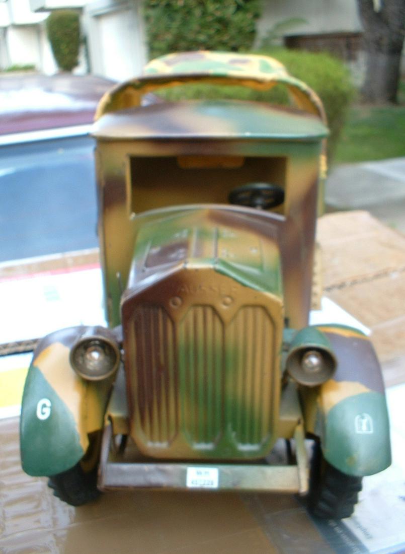 1938 Hausser military truck 1211, windup motor, side of (1 of 5)
