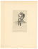 Edouard Manet original etching "Portrait of Felix - 2