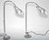 FRENCH INDUSTRIAL MODERNIST pair LAMPS KI-E-KLAIR