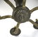 FRENCH Art Deco CHANDELIER Brass and bronze Sue et Mare - 2