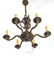 FRENCH Art Nouveau transition to art deco CHANDELIER - 2