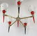 FRENCH Midcentury modernist Chandelier Disderot - 2