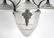 FRENCH ART DECO CHANDELIER MOLDED pressed GLASS MULLER - 5