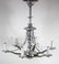 FRENCH ART DECO modernist CUBIST CHANDELIER ADNET