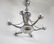 FRENCH ART DECO modernist CUBIST CHANDELIER ADNET - 2
