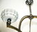 FRENCH ART DECO CUBIST CHANDELIER GLASS GLOBE - 3